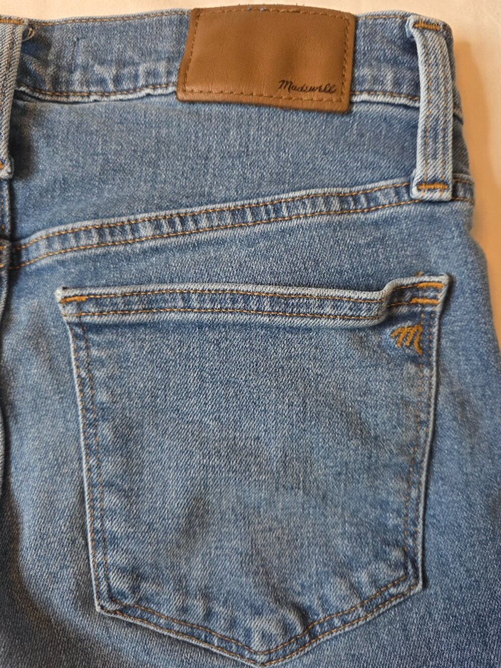 Madewell 10" High Rise Skinny Denim Jeans, Size 26P - Picture 3 of 10